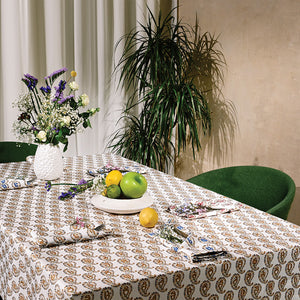 Manbani (beige) - Tablecloth