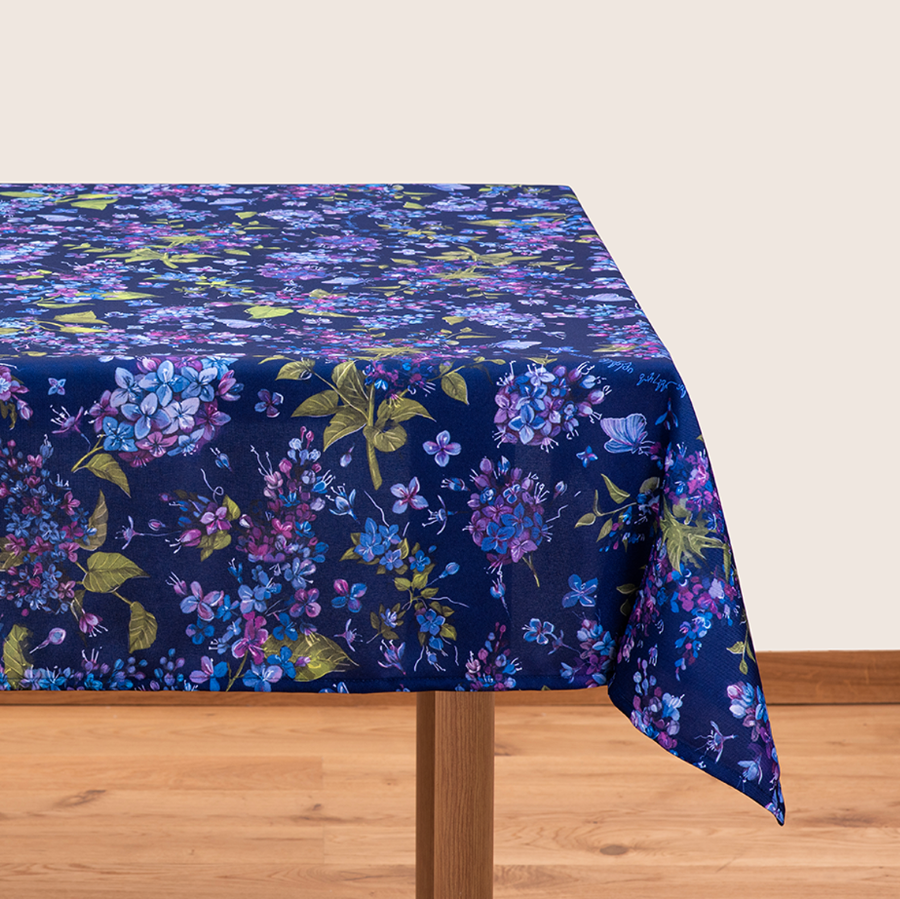 Tablecloth – Lilac - Dark - BlueTabla