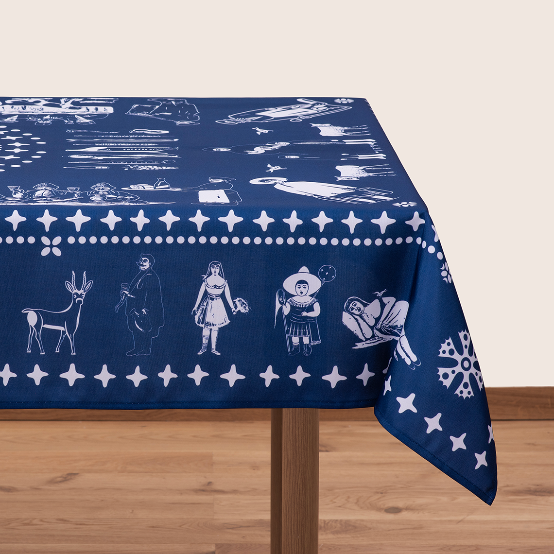 Tablecloth - Pirosmani - Blue - BlueTabla