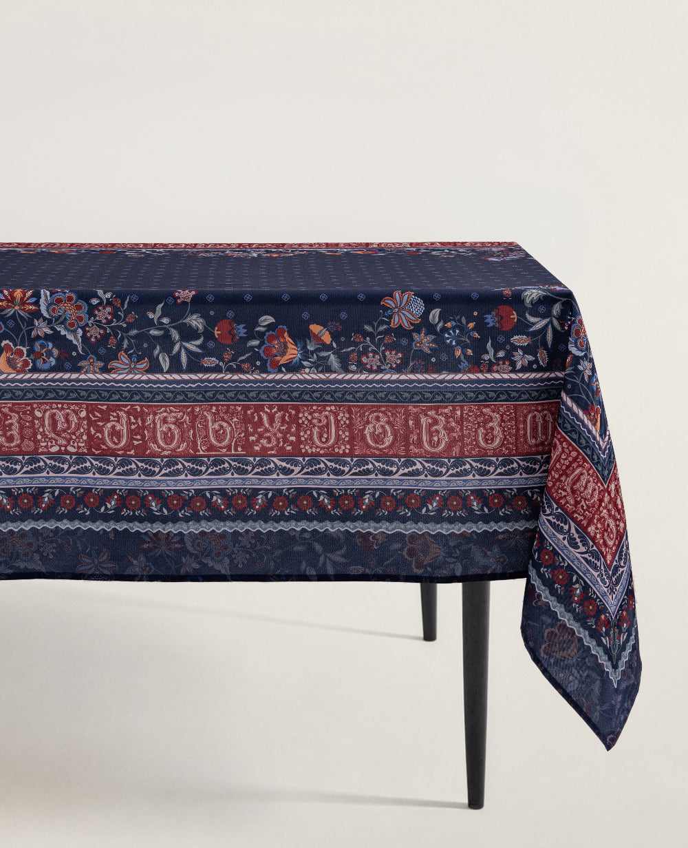 Tablecloth - 33 Blue/Red - Bluetabla