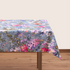 Georgian Flora tablecloth with detailed botanical flower and plant pattern