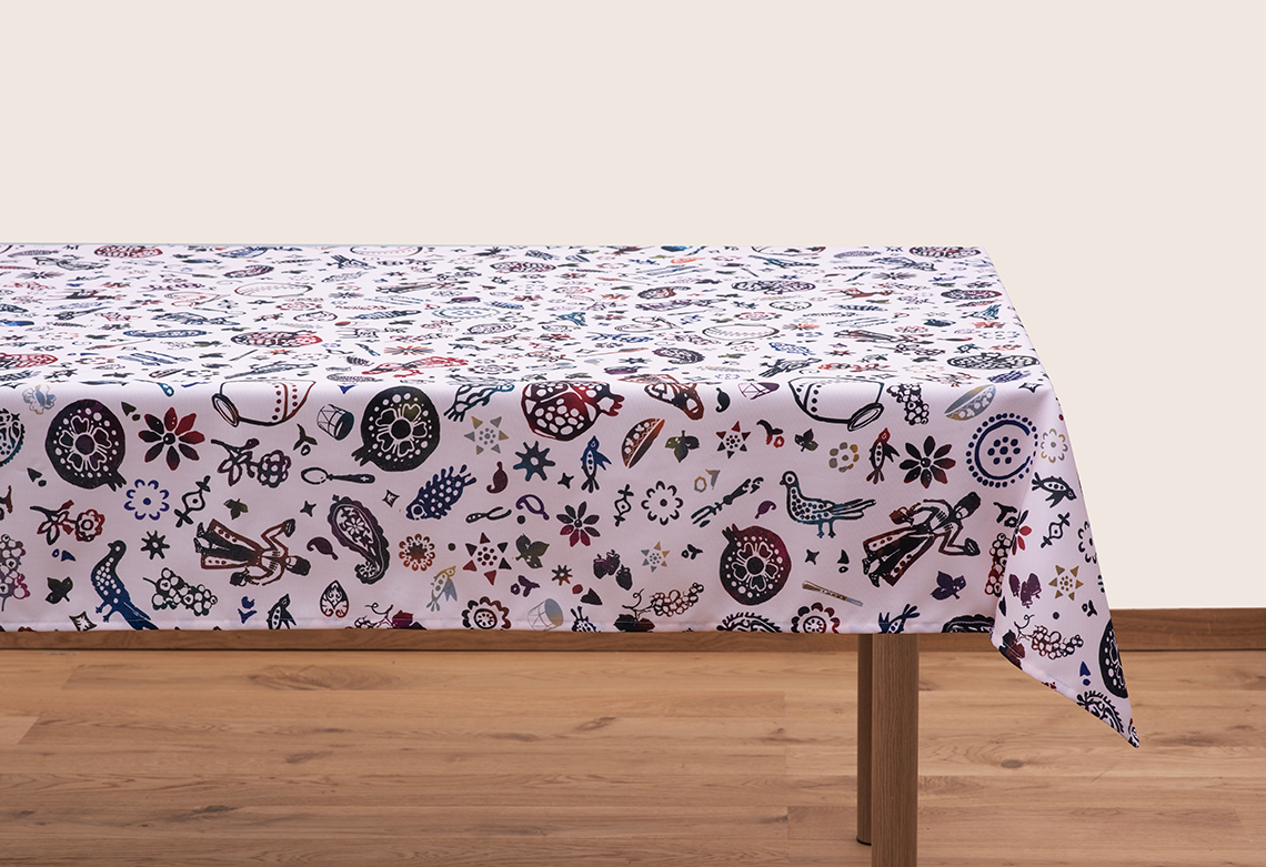 Tablecloth - Qimerioni - BlueTabla