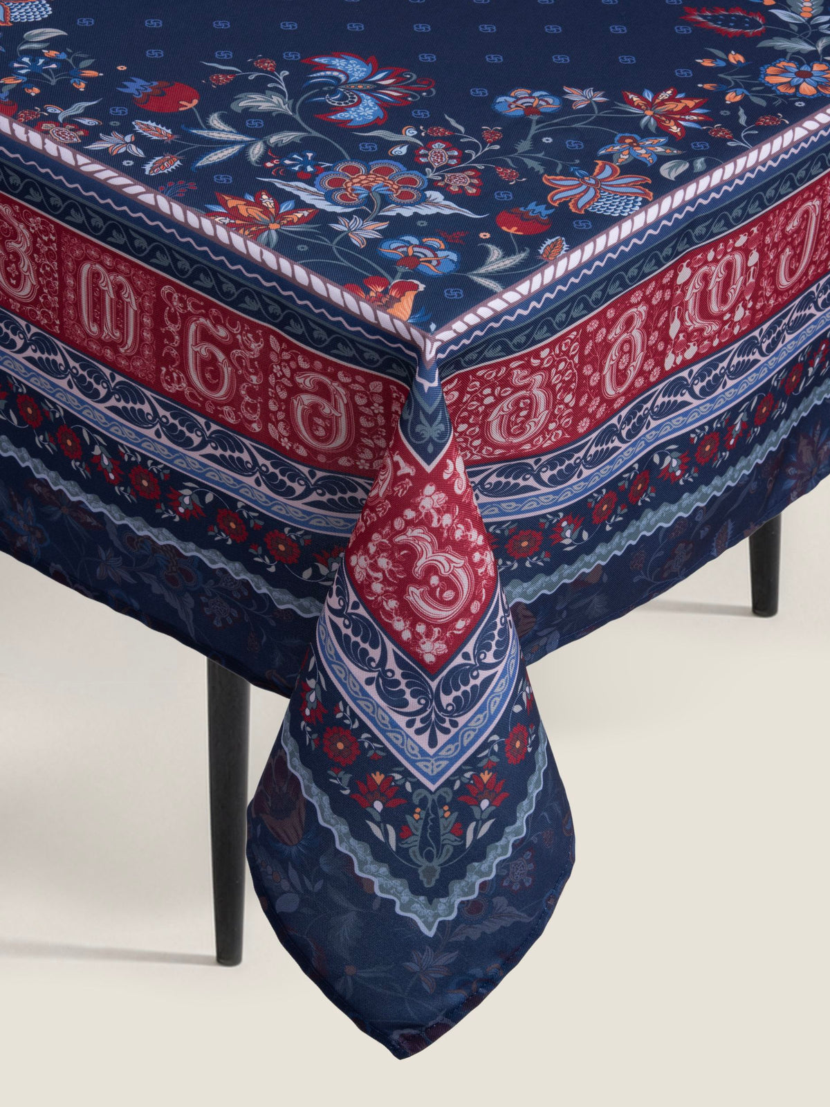 Tablecloth - 33 Blue/Red - Bluetabla