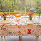 Tablecloth - Butterflies - Bluetabla