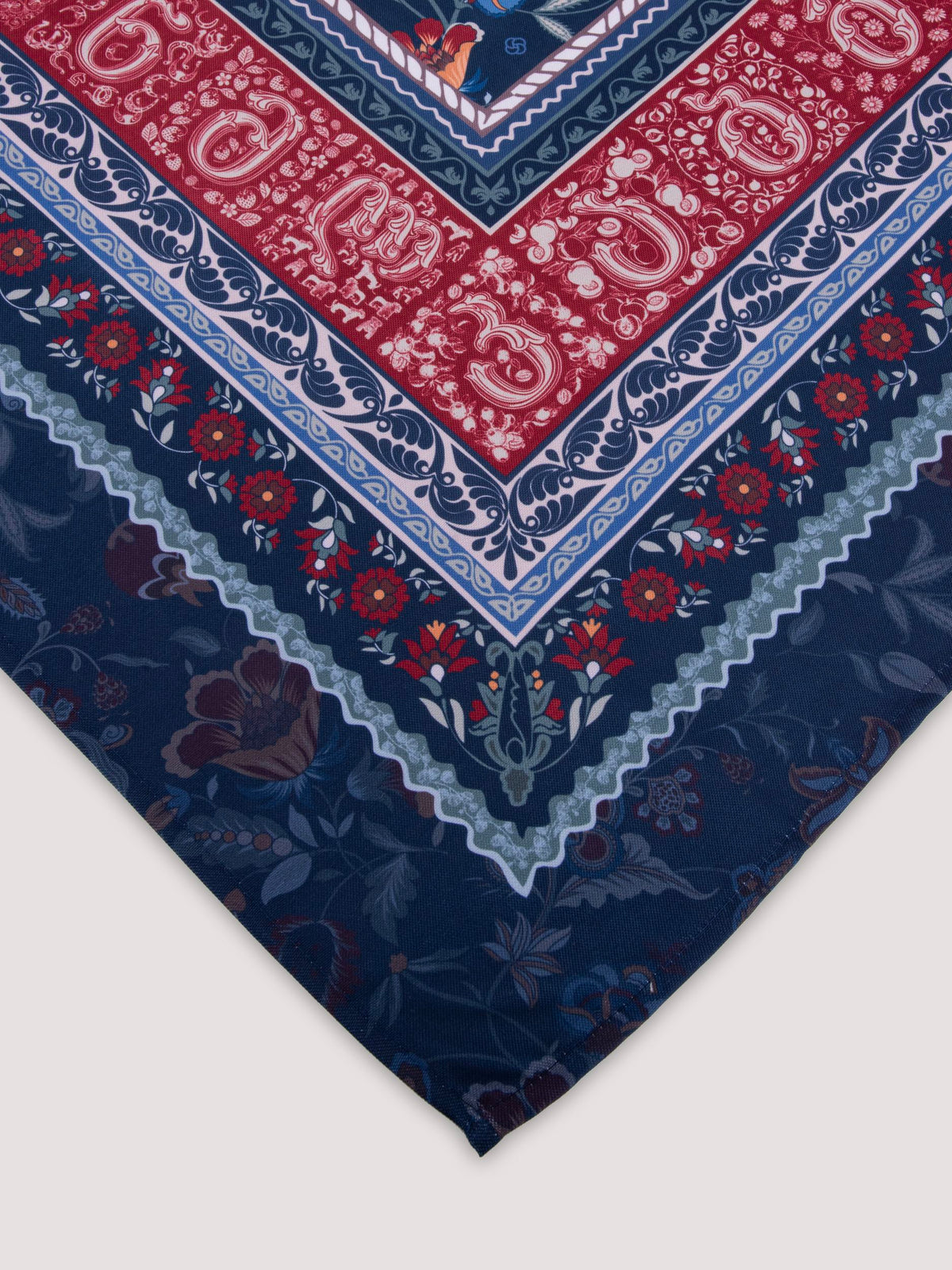 Tablecloth - 33 Blue/Red - Bluetabla