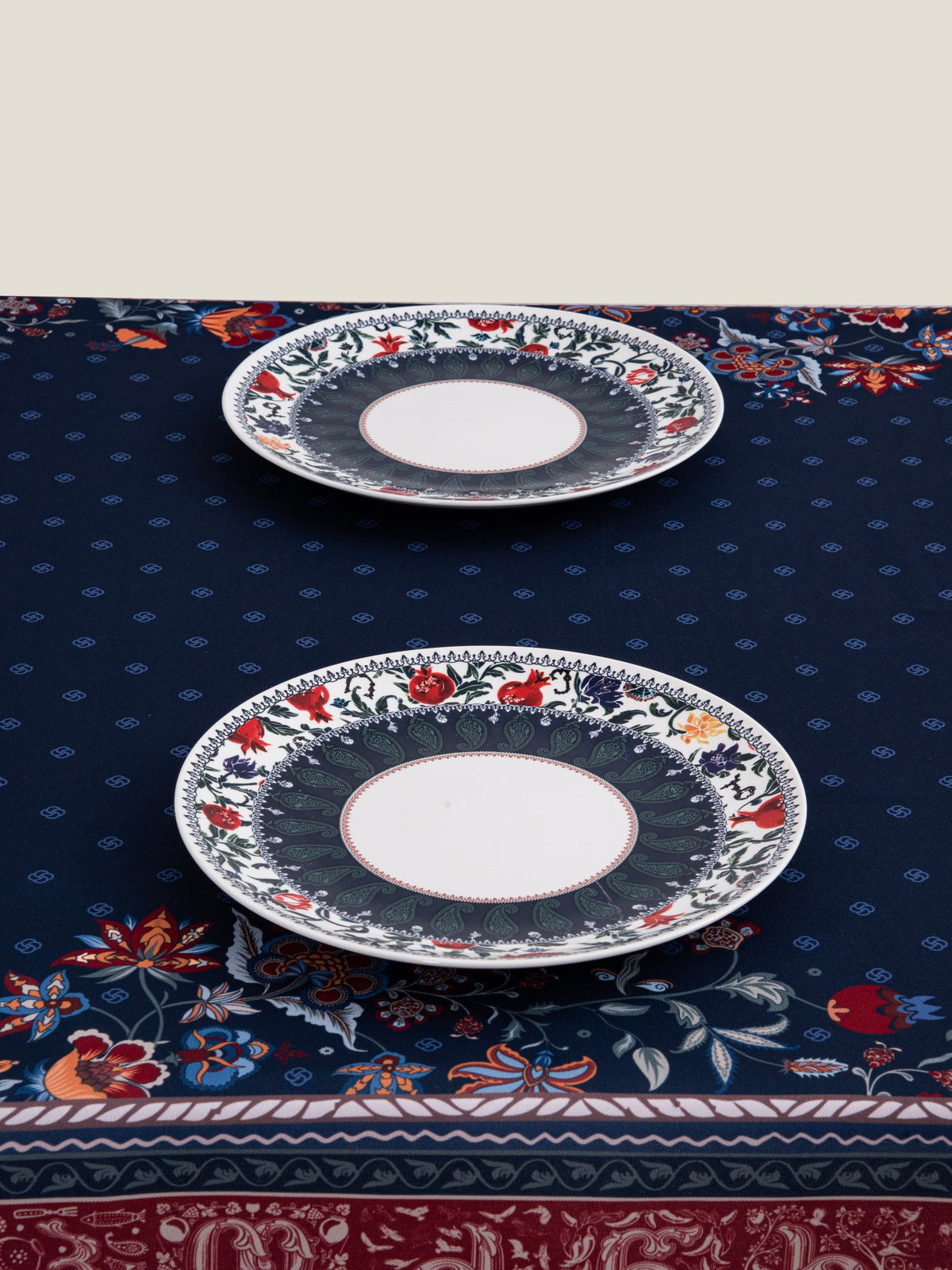 Tablecloth - 33 Blue/Red - Bluetabla