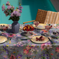Tablecloth - Georgian Flora Light - Bluetabla