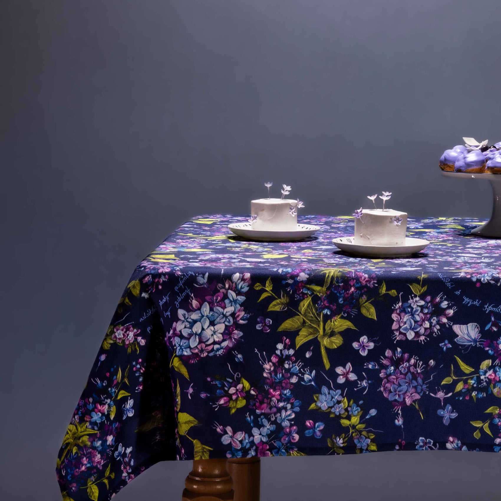 Tablecloth – Lilac - Dark - BlueTabla