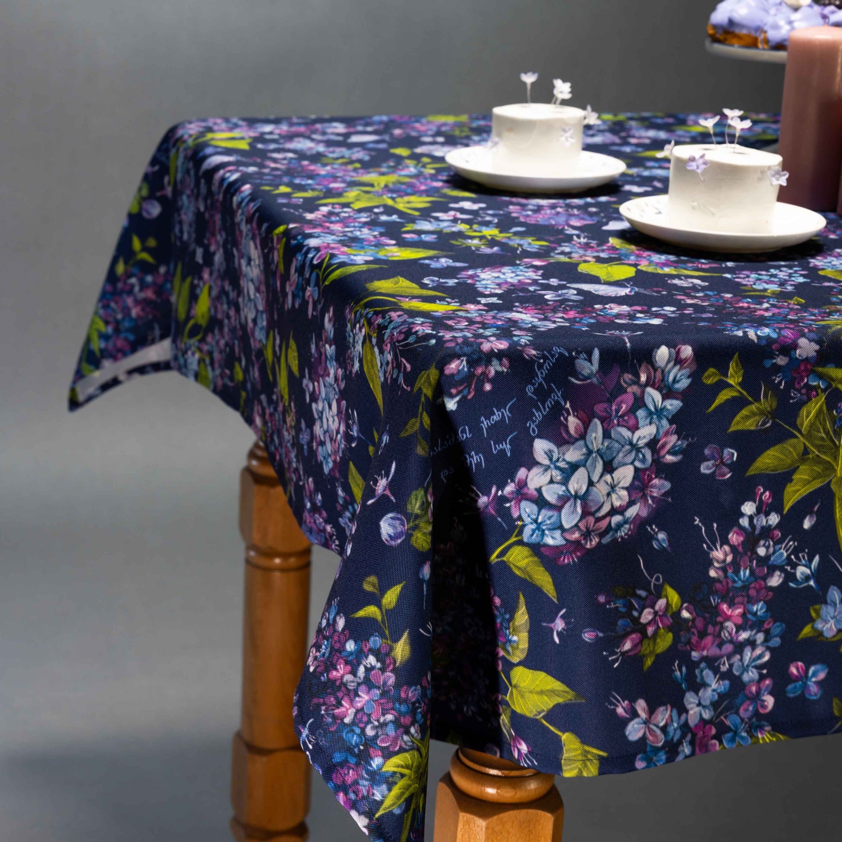 Tablecloth – Lilac - Dark - BlueTabla