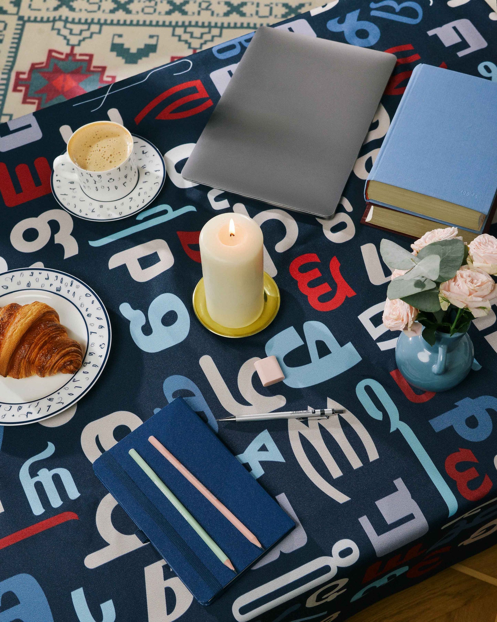 Tablecloth - Deda Ena - BlueTabla