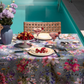 Tablecloth - Georgian Flora Light - Bluetabla