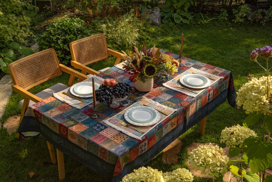 Tablecloth - Georgian - BlueTabla