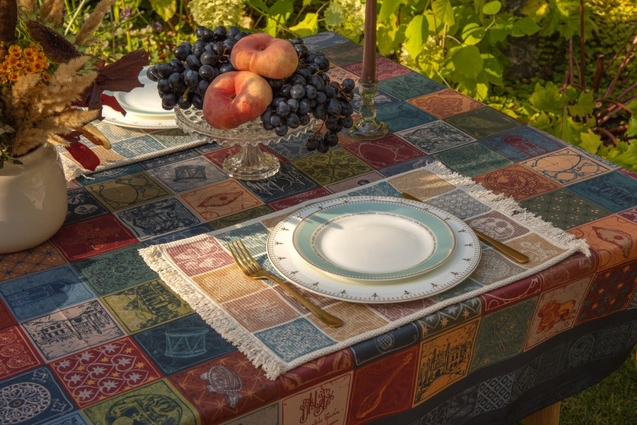 Tablecloth - Georgian - BlueTabla