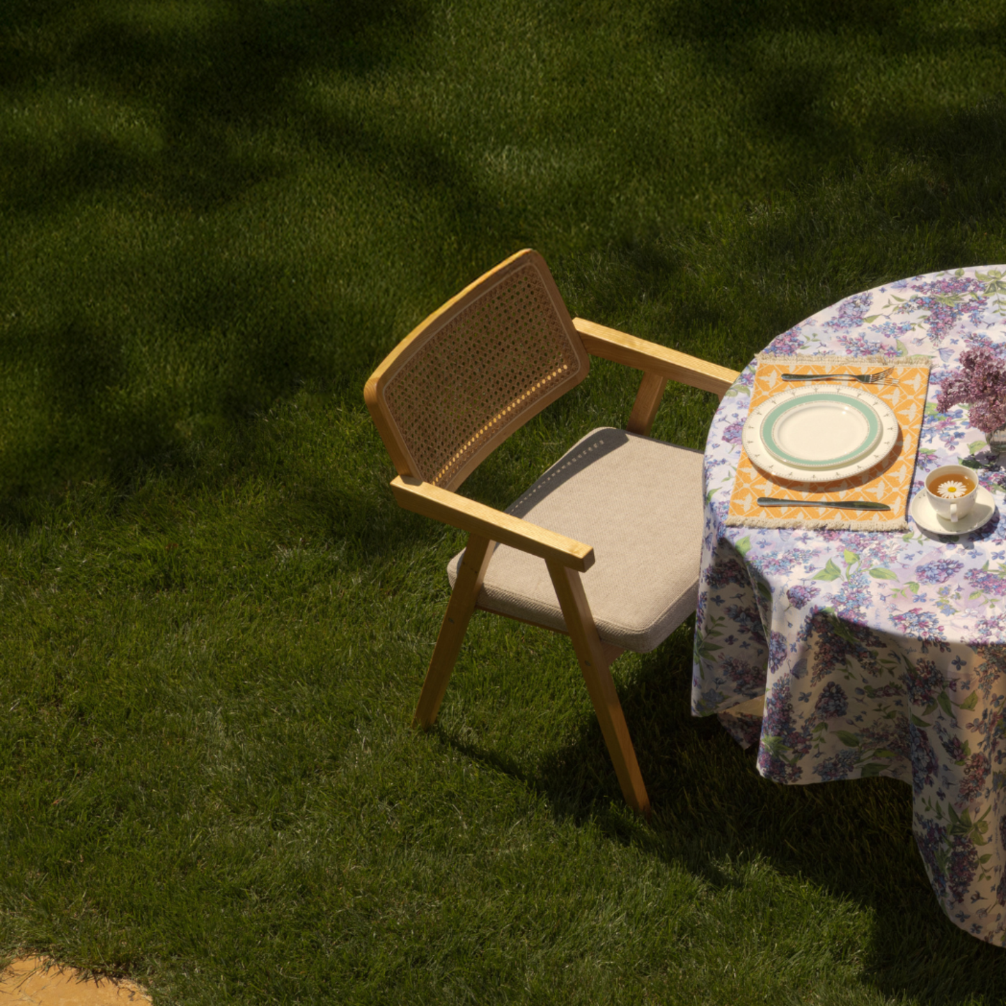 Tablecloth – Lilac - Light - BlueTabla