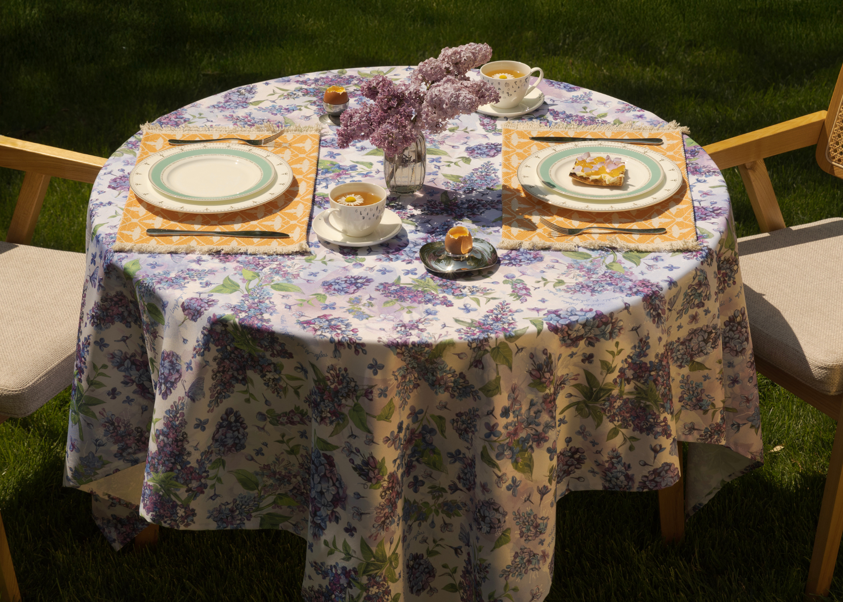 Tablecloth – Lilac - Light - BlueTabla