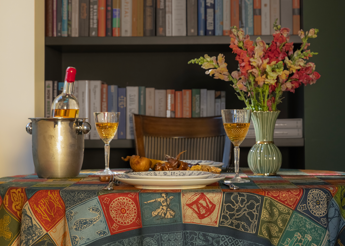 Tablecloth - Georgian - BlueTabla