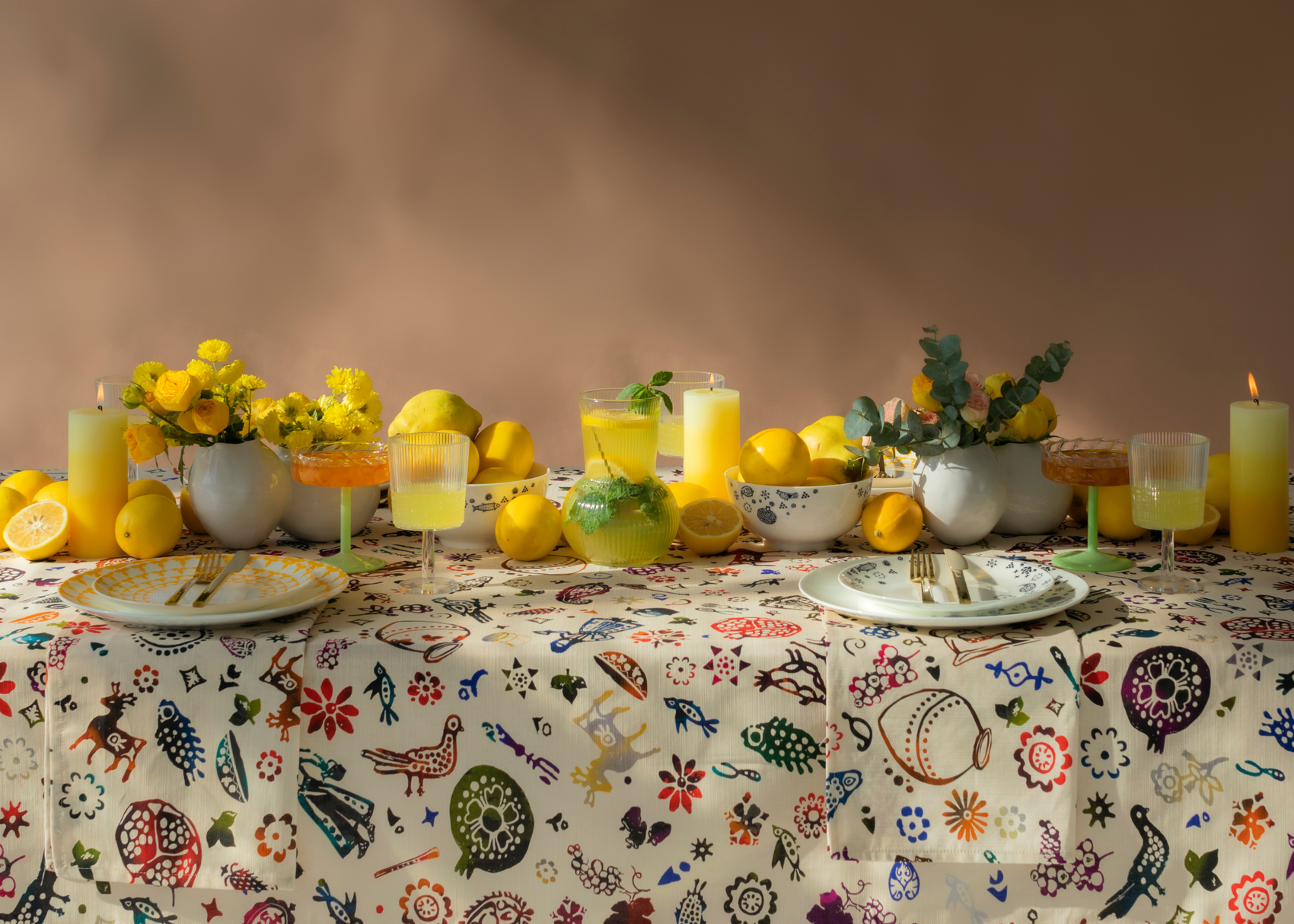 Tablecloth - Qimerioni - BlueTabla