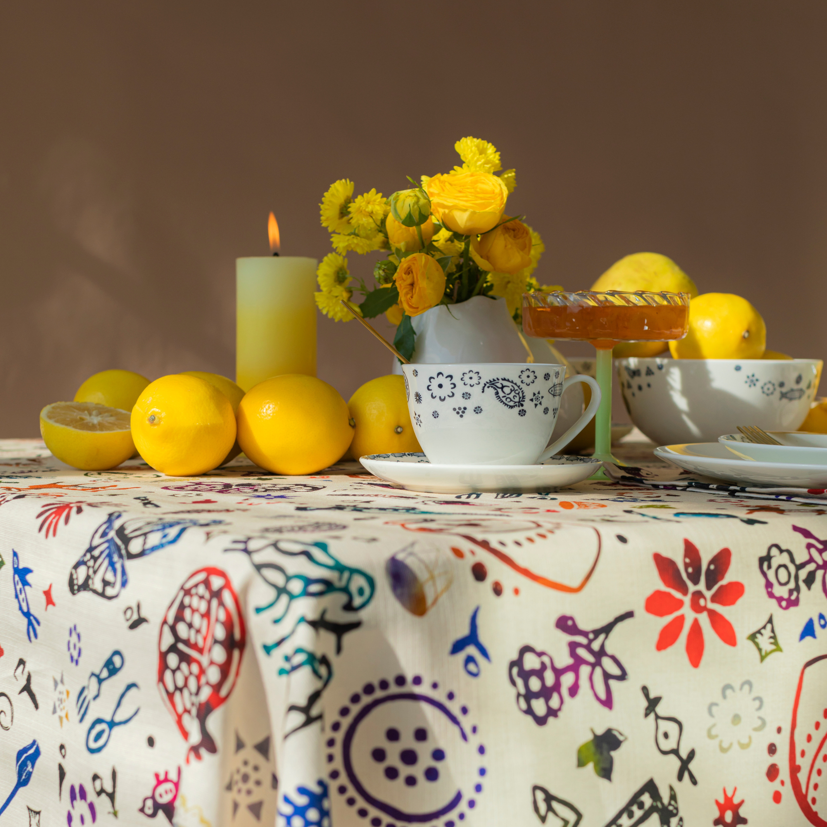 Tablecloth - Qimerioni - BlueTabla