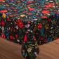 Tablecloth - Pomegranates & Georgian Flora - Dark - BlueTabla