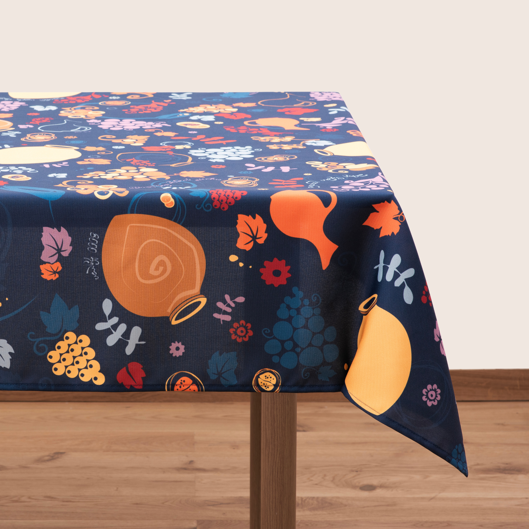 Tablecloth - Qvevri - Blue - BlueTabla