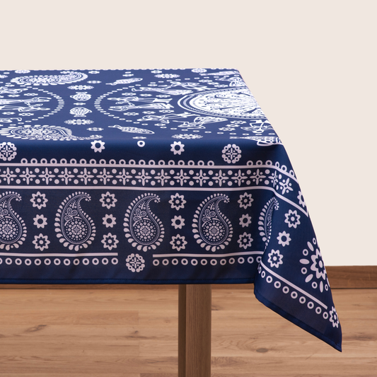 BlueTabla Tablecloth - Kala | Blue