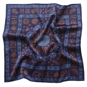 Silk scarf - Meidani - Purple