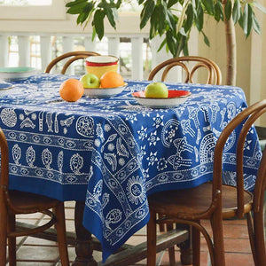 Meidani - Georgian Traditional Blue Tablecloth