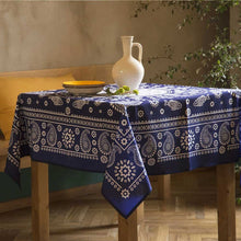 Load image into Gallery viewer, Kala (Blue) - Georgian Traditional Blue Tablecloth