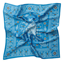 Load image into Gallery viewer, Silk scarf - Kala - Light blue