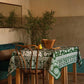 Tablecloth - Kala - Green - BlueTabla