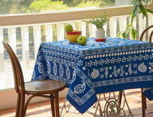 Load image into Gallery viewer, Meidani - Georgian Traditional Blue Tablecloth