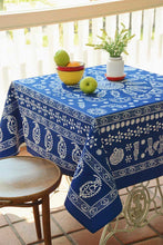 Load image into Gallery viewer, Meidani - Georgian Traditional Blue Tablecloth