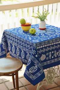 Meidani - Georgian Traditional Blue Tablecloth