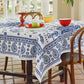 Tablecloth - Kala - White - BlueTabla